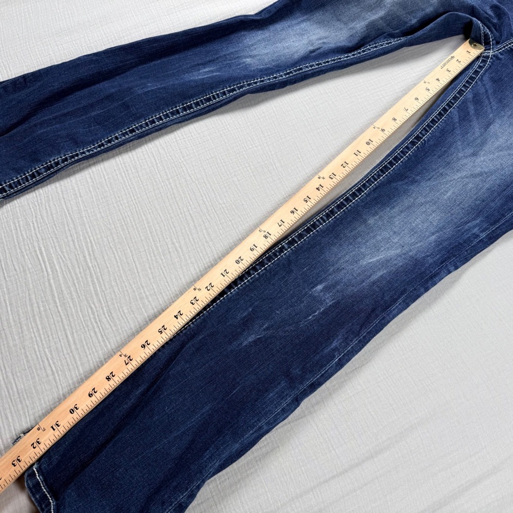 Miss Me Chloe Bootcut Jeans Size‎ 26 28x33 Dark Wash Embroidered Pocket Flap - Picture 5 of 9